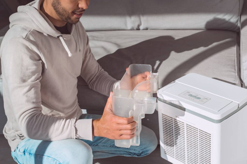 Always empty the reservoir unit in the humidifier or it can grow mold. 