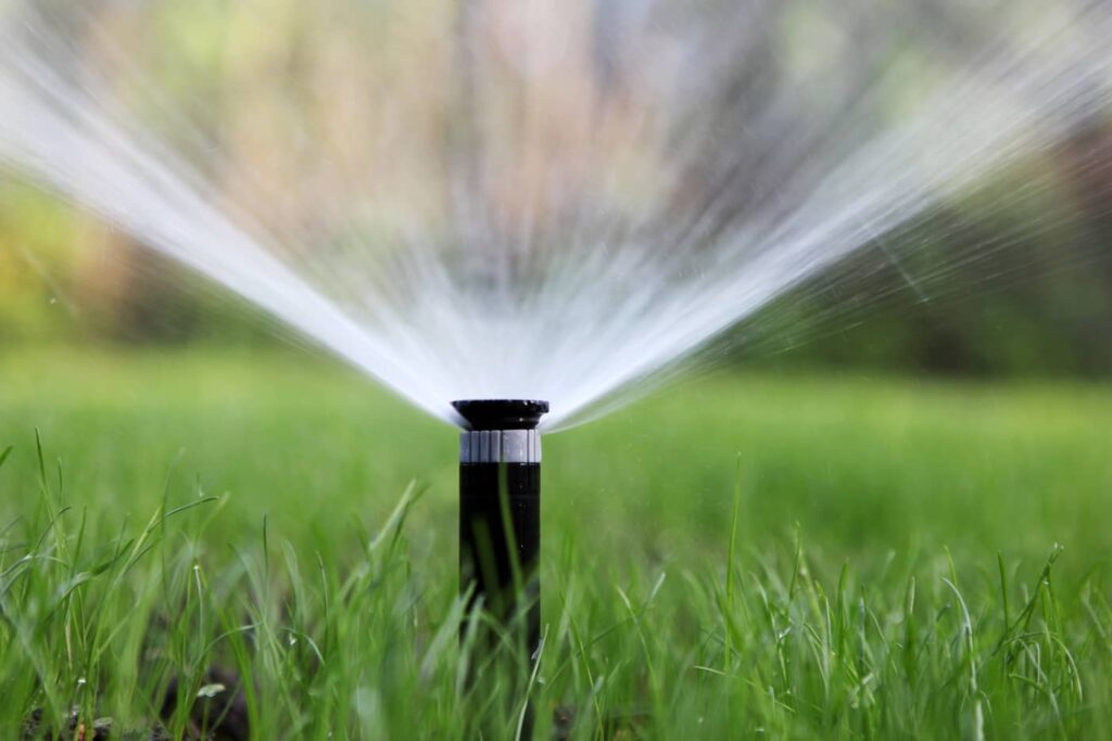 Irrigation systems need to be monitored so the yard doesn't receive more water than needed. 