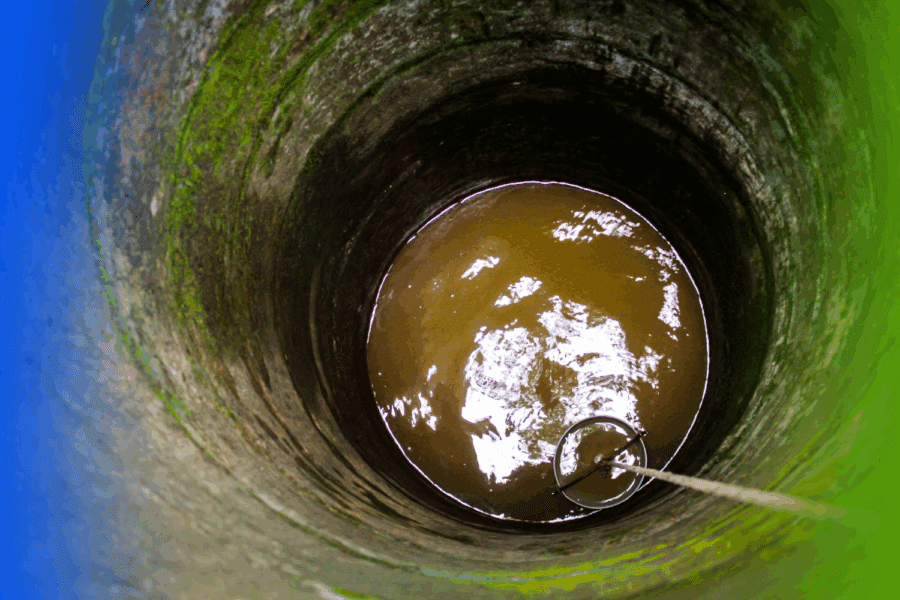 why is my well water brown