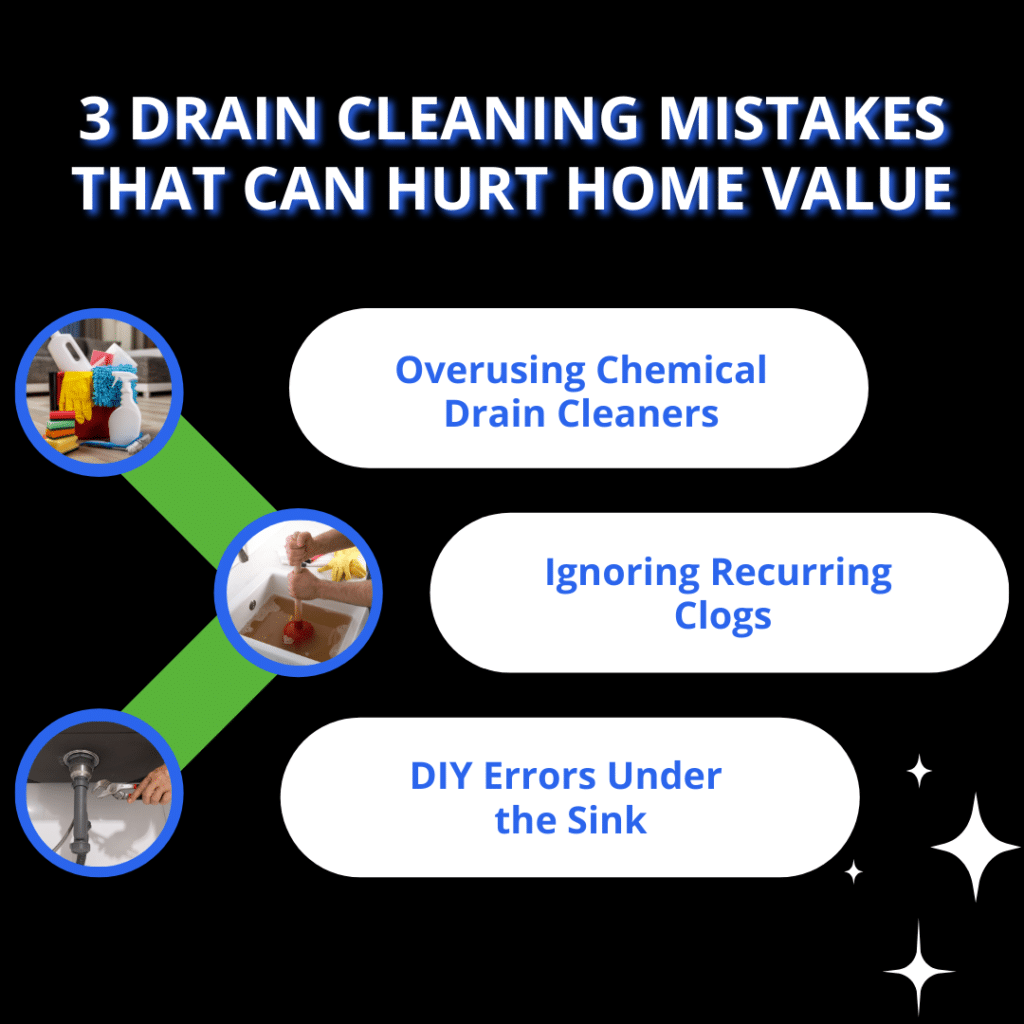 drain cleaning mistakes that can hurt home value
