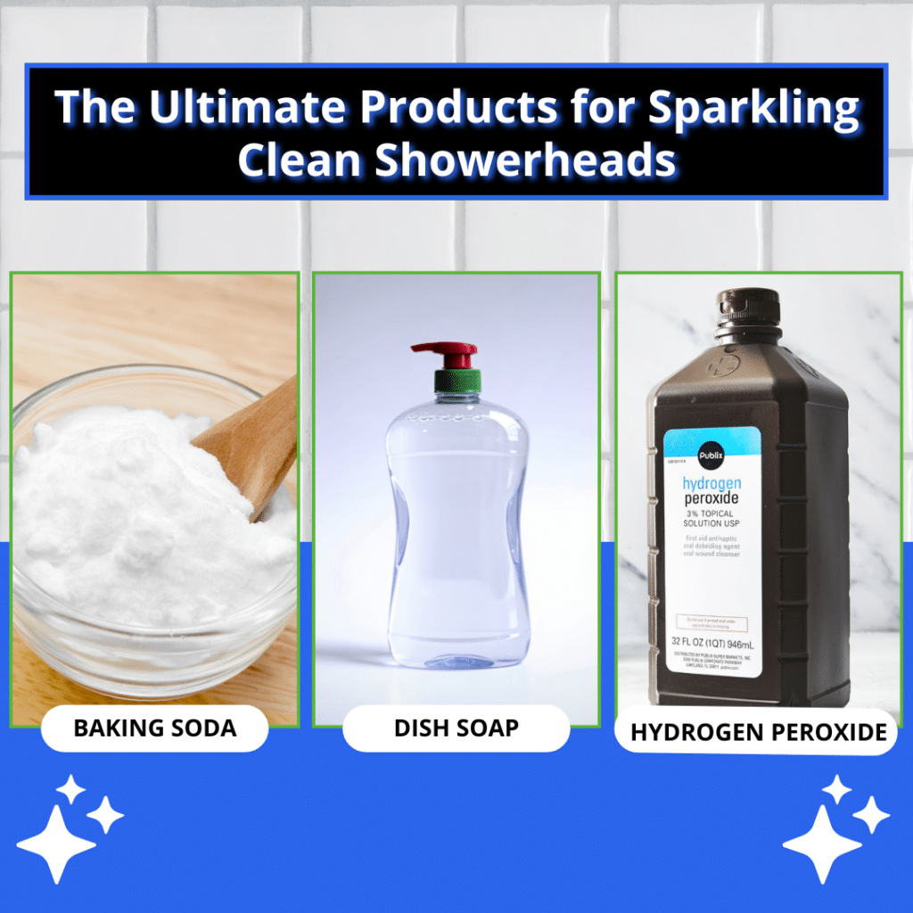 best cleaning products to use when cleaning showerheads
